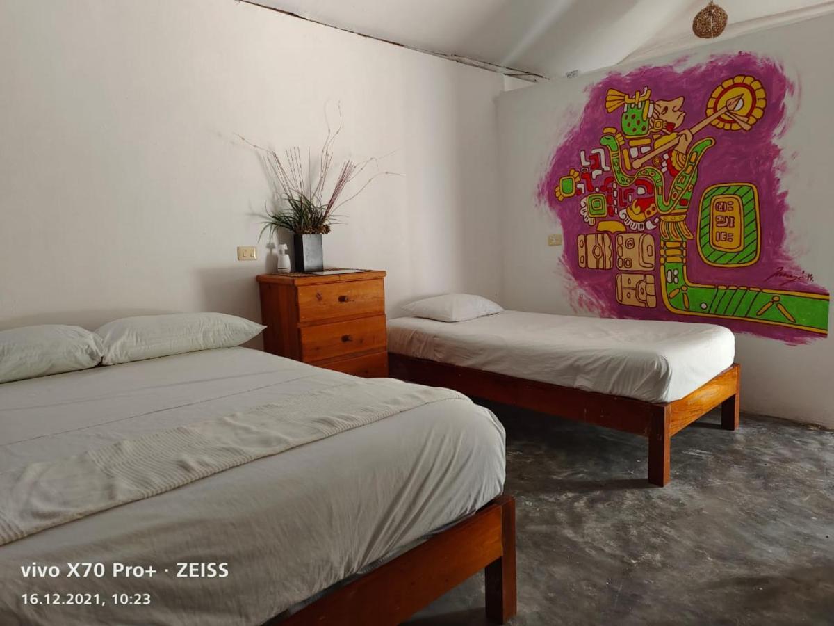 Lunazul Eco-Cabana Frente Al Mar Mahahual Dış mekan fotoğraf