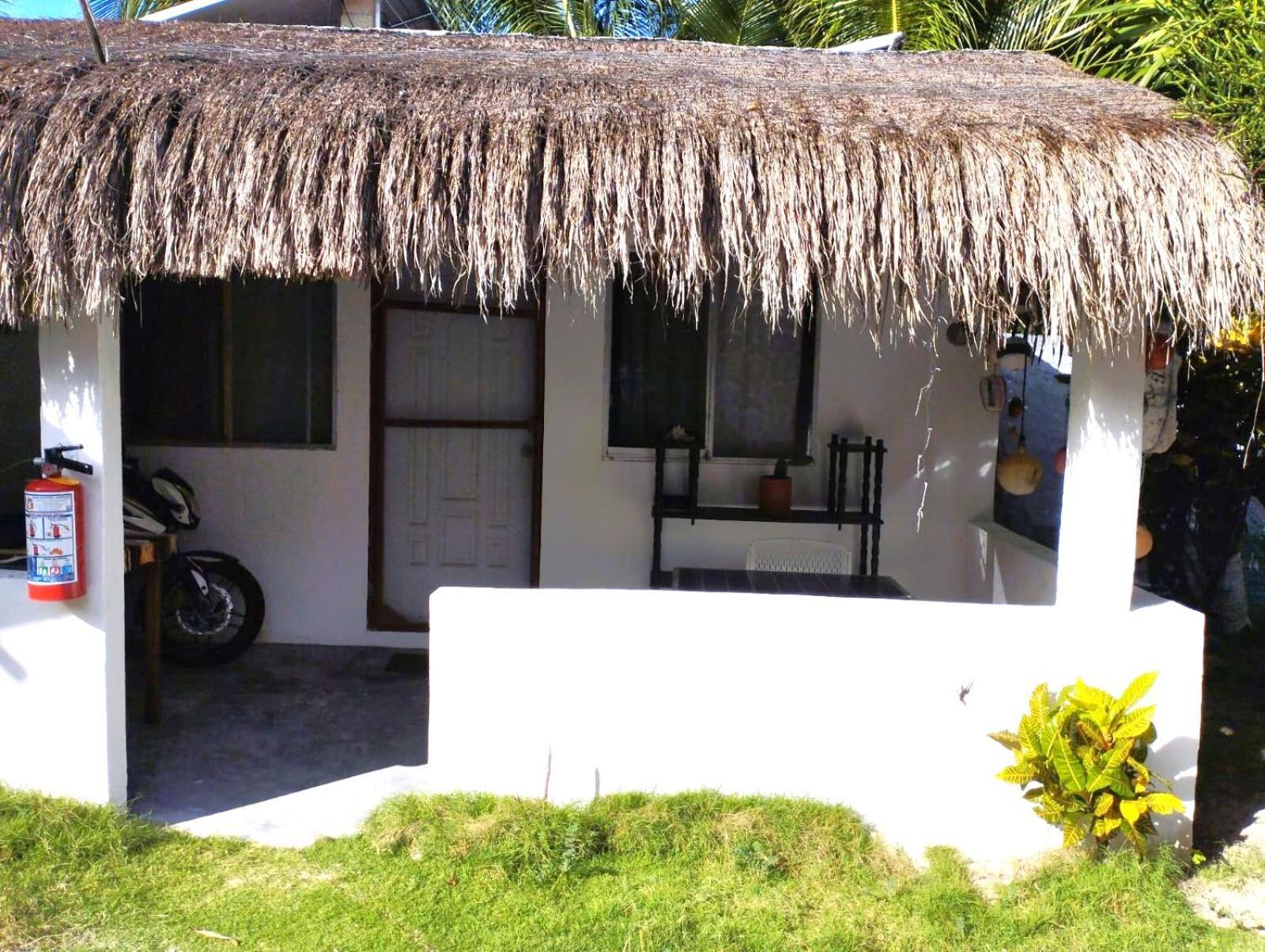 Lunazul Eco-Cabana Frente Al Mar Mahahual Dış mekan fotoğraf